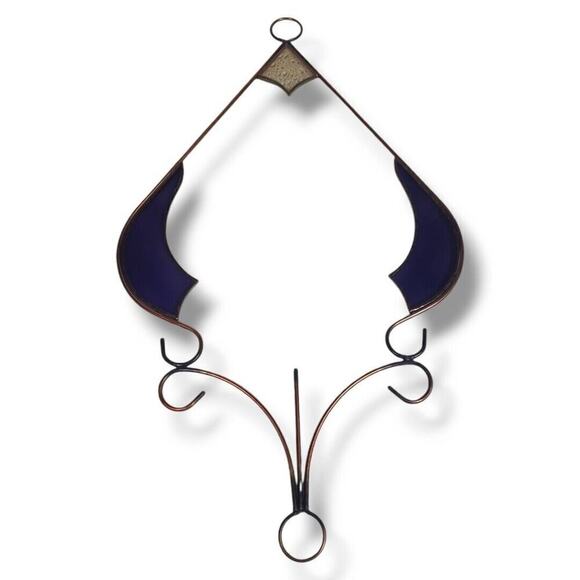 Suncatcher Abstract Design with Purple & White Open Design - Picture 1 of 5